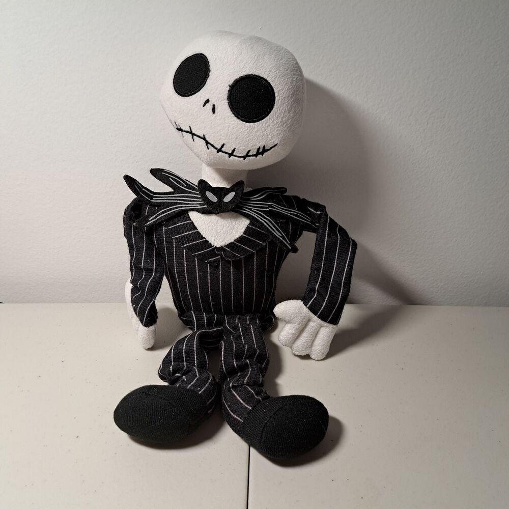 Disney Tim Burton Nightmare Before Christmas Jack Skellington Plush Pet Toy
